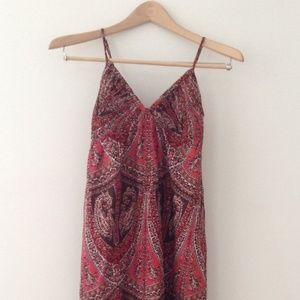Red Paisley GAP Summer Dress- 0R